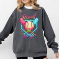 Baseball Ice Cream Drip Number 67 Player 67 Respect The Drip Comfort Colors Sweatshirt Pepper