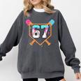 Baseball Ice Cream Drip Number 67 Player Six Seven Meme 6 7 Comfort Colors Sweatshirt Pepper Baseball Ice Cream Drip Number 67 Player Six Seven Meme 6 7 Comfort Colors Sweatshirt Pepper