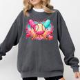 Baseball Ice Cream Drip Style Melt Ice Cream Youth Boys Comfort Colors Sweatshirt Pepper Baseball Ice Cream Drip Style Melt Ice Cream Youth Boys Comfort Colors Sweatshirt Pepper