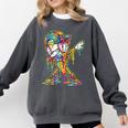 Baseball Ice Cream Dripping Dabbing Baseball Drip Comfort Colors Sweatshirt Pepper Baseball Ice Cream Dripping Dabbing Baseball Drip Comfort Colors Sweatshirt Pepper