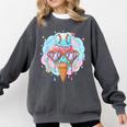 Baseball Ice Cream Heart Sunglasses Youth Boys Valentine Comfort Colors Sweatshirt Pepper Baseball Ice Cream Heart Sunglasses Youth Boys Valentine Comfort Colors Sweatshirt Pepper