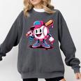 Baseball Ice Cream Shirt Cool Baseball Drip For Boys Comfort Colors Sweatshirt Pepper