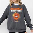 Baseball Lifestyle Ice Cream Drip Baseball Glove Crossed Bat Comfort Colors Sweatshirt Pepper Baseball Lifestyle Ice Cream Drip Baseball Glove Crossed Bat Comfort Colors Sweatshirt Pepper