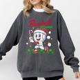 Baseball Mama Christmas Santa Hat Xmas Softball Mom Comfort Colors Sweatshirt Pepper Baseball Mama Christmas Santa Hat Xmas Softball Mom Comfort Colors Sweatshirt Pepper
