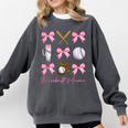 Baseball Mama Era Bows Baseball Mom Women Comfort Colors Sweatshirt Pepper Baseball Mama Era Bows Baseball Mom Women Comfort Colors Sweatshirt Pepper