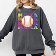 Baseball Mama Sport Women Proud Baseball Mom Premium Comfort Colors Sweatshirt Pepper Baseball Mama Sport Women Proud Baseball Mom Premium Comfort Colors Sweatshirt Pepper