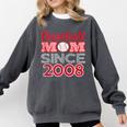 Baseball Mom Since 2008 Comfort Colors Sweatshirt Pepper
