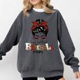 I Am Baseball Mom Comfort Colors Sweatshirt Pepper