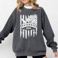 Baseball MOM Cool USA American Flag Family Reunion Comfort Colors Sweatshirt Pepper Baseball MOM Cool USA American Flag Family Reunion Comfort Colors Sweatshirt Pepper