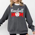 Baseball Mom Cute Letter Print Women Cute Mother's Day Comfort Colors Sweatshirt Pepper Baseball Mom Cute Letter Print Women Cute Mother's Day Comfort Colors Sweatshirt Pepper