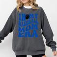 In My Baseball Mom Ear Blue Comfort Colors Sweatshirt Pepper In My Baseball Mom Ear Blue Comfort Colors Sweatshirt Pepper