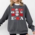 In My Baseball Mom Era Endless Memories Stylish Tribute Comfort Colors Sweatshirt Pepper