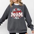 Baseball Mom Era For Women Player Mother Comfort Colors Sweatshirt Pepper