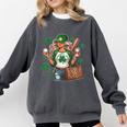 Baseball Mom Green Shamrock St Patrick Day Women Comfort Colors Sweatshirt Pepper Baseball Mom Green Shamrock St Patrick Day Women Comfort Colors Sweatshirt Pepper