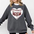 Baseball Mom Heart Love Mother's Day Game Day Support Comfort Colors Sweatshirt Pepper Baseball Mom Heart Love Mother's Day Game Day Support Comfort Colors Sweatshirt Pepper