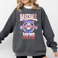Baseball Mom Loud & Proud Since 1979 Comfort Colors Sweatshirt Pepper