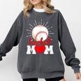 Baseball Mom Mama Mother's Day Sport Lover Comfort Colors Sweatshirt Pepper Baseball Mom Mama Mother's Day Sport Lover Comfort Colors Sweatshirt Pepper