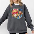 Baseball Mom Mama Mother's In My Baseball Mom Era Comfort Colors Sweatshirt Pepper