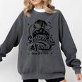 Baseball Mom May Get Loud Messy Bun Mother's Day Comfort Colors Sweatshirt Pepper Baseball Mom May Get Loud Messy Bun Mother's Day Comfort Colors Sweatshirt Pepper