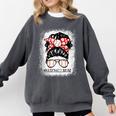 Baseball Mom Messy Bun Hair Player Mom Comfort Colors Sweatshirt Pepper Baseball Mom Messy Bun Hair Player Mom Comfort Colors Sweatshirt Pepper