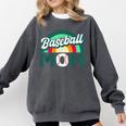 Baseball Mom Rainbow Game Day Comfort Colors Sweatshirt Pepper Baseball Mom Rainbow Game Day Comfort Colors Sweatshirt Pepper