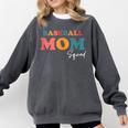Baseball Mom Squad Boho Cute Back To School Ball Mom Comfort Colors Sweatshirt Pepper