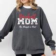 Baseball Mom The Struggle Is Real Premium Comfort Colors Sweatshirt Pepper