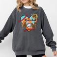 Baseball Mom Valentine Leopard Heart Softball Mother's Day Comfort Colors Sweatshirt Pepper Baseball Mom Valentine Leopard Heart Softball Mother's Day Comfort Colors Sweatshirt Pepper