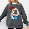 Baseball Mom Woman Baseball Sport Lover Comfort Colors Sweatshirt Pepper