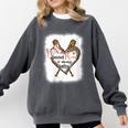 Baseball Moms Always Salty Mommy Comfort Colors Sweatshirt Pepper
