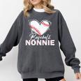 Baseball Nonnie Baseball Heart Comfort Colors Sweatshirt Pepper Baseball Nonnie Baseball Heart Comfort Colors Sweatshirt Pepper