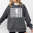 Baseball Pitcher Player Team Sport Lover Family Friends Fans Comfort Colors Sweatshirt Pepper Baseball Pitcher Player Team Sport Lover Family Friends Fans Comfort Colors Sweatshirt Pepper