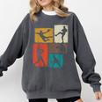 Baseball Player Collage Men Kids Coach Youth Boys Comfort Colors Sweatshirt Pepper