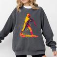Baseball Player Comfort Colors Sweatshirt Pepper Baseball Player Comfort Colors Sweatshirt Pepper