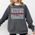 Baseball Player Raising Ballers Game Day Respect The Drip Comfort Colors Sweatshirt Pepper