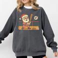 Baseball Santa 67 Christmas Xmas Boys Retro Comfort Colors Sweatshirt Pepper Baseball Santa 67 Christmas Xmas Boys Retro Comfort Colors Sweatshirt Pepper