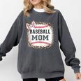 Baseball-Shirt Women Girls Mama Baseball Mom Comfort Colors Sweatshirt Pepper