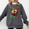 Baseball Six Seven 67 Meme Ice Cream Drip Xmas Men Women Comfort Colors Sweatshirt Pepper Baseball Six Seven 67 Meme Ice Cream Drip Xmas Men Women Comfort Colors Sweatshirt Pepper