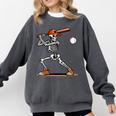 Baseball Skeleton Spooky Boys Halloween Baseball Player Comfort Colors Sweatshirt Pepper Baseball Skeleton Spooky Boys Halloween Baseball Player Comfort Colors Sweatshirt Pepper