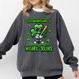 Baseball St Patrick's Day Irish Shamrock Trendy Comfort Colors Sweatshirt Pepper Baseball St Patrick's Day Irish Shamrock Trendy Comfort Colors Sweatshirt Pepper