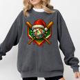 Baseball Xmas Christmas Baseball Ice Cream Drip Boys Comfort Colors Sweatshirt Pepper Baseball Xmas Christmas Baseball Ice Cream Drip Boys Comfort Colors Sweatshirt Pepper