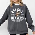 Bay City Beavers Baseball Club Estd 1913 Comfort Colors Sweatshirt Pepper Bay City Beavers Baseball Club Estd 1913 Comfort Colors Sweatshirt Pepper