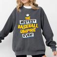 Best Baseball Umpire Job Occupation Premium Tri-Blend Comfort Colors Sweatshirt Pepper