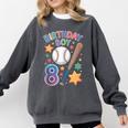 Birthday Boy 8th Birthday Baseball Comfort Colors Sweatshirt Pepper Birthday Boy 8th Birthday Baseball Comfort Colors Sweatshirt Pepper