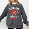 Boys Baseball Valentines Day Stealing Hearts Valentine Kids Comfort Colors Sweatshirt Pepper Boys Baseball Valentines Day Stealing Hearts Valentine Kids Comfort Colors Sweatshirt Pepper