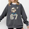 Boys Kids 67 Six Seven Sunglasses Dabbing Baseball Lover Comfort Colors Sweatshirt Pepper Boys Kids 67 Six Seven Sunglasses Dabbing Baseball Lover Comfort Colors Sweatshirt Pepper