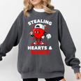 Boys Valentines Baseball Drip Icecream Stealing Hearts Kids Comfort Colors Sweatshirt Pepper Boys Valentines Baseball Drip Icecream Stealing Hearts Kids Comfort Colors Sweatshirt Pepper