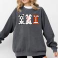 Bunny Football Baseball Sport Easter Day Comfort Colors Sweatshirt Pepper Bunny Football Baseball Sport Easter Day Comfort Colors Sweatshirt Pepper