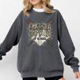Camo 100 Days Of School Baseball Home Plate Drip Boy Kids Comfort Colors Sweatshirt Pepper