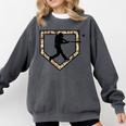 Camo Home Plate Camouflage Baseball Batter Youth Boys Comfort Colors Sweatshirt Pepper Camo Home Plate Camouflage Baseball Batter Youth Boys Comfort Colors Sweatshirt Pepper